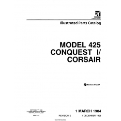 Cessna Model 425 Conquest I/ Corsair Illustrated Parts Catalog P670-2-12