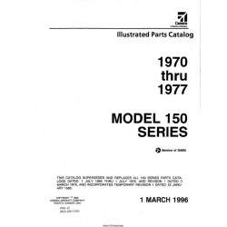 Cessna Model 150 Series Illustrated Parts Catalog (1970 Thru 1977) P691-12