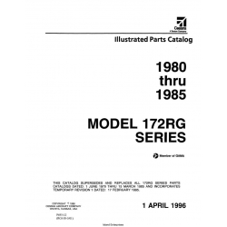Cessna Model 172RG Series Illustrated Parts Catalog (1980 Thru 1985) P693-12