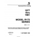 Cessna R172 Series Illustrated Parts Catalog (1977 Thru 1981) P698-12 $29.95