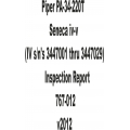Piper PA-34-220T Seneca IV-V (IV s/n's 3447001 thru 3447029) Inspection Report 767-012 v2012