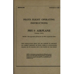 PBY-5 Airplane Pilots Flight Operating Instructions Navaer 01-5SE-1