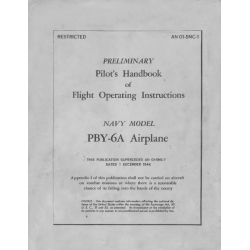 PBY-6A Pilot's Handbook of Flight Operating Instructions