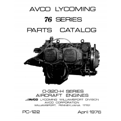 Lycoming Parts Catalog PC-122 O-320-H 76 Series