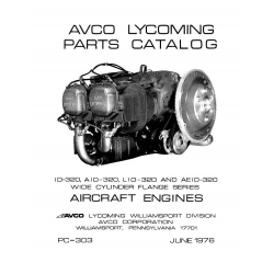 Lycoming Parts Catalog PC-303 IO-AIO-LIO & AEIO-320