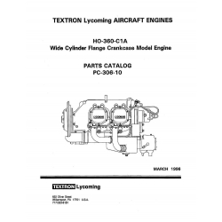 Lycoming TIO-540-AH1A Parts Catalog PC-315-10 