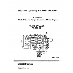 Lycoming IO-360-L2A Parts Catalog PC-306-12A 