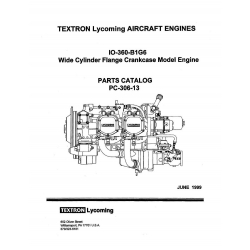 Lycoming Parts Catalog IO-360-B1G6 PC-306-13