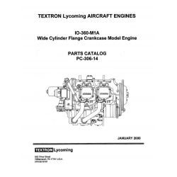 Lycoming IO-360-M1A Parts Catalog PC-306-14A 