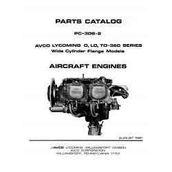 Lycoming Parts Catalog PC-306-2A O-LO-TO 360 Series