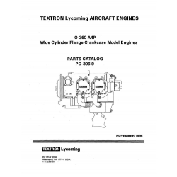 Lycoming Parts Catalog PC-306-9 O-360-A4P (2nd Edition)