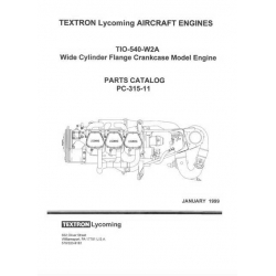 Lycoming Parts Catalog PC-315-11 TIO-540-W2A