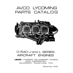 Lycoming O-540 J & L Series Parts Catalog PC-415_v1978