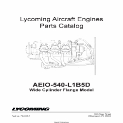 Lycoming Parts Catalog AEIO-540-L1B5D PC-615-7
