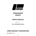 Piper Pressurized Navajo Parts Catalog PA-31P Part # 753-769