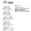 GEM E825 1999-2004 Models Parts Catalog