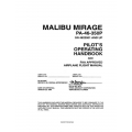Piper PA-46-350P Malibu Mirage  Pilot's Operating Handbook and Flight Manual 1988 SN 4622001 and Up