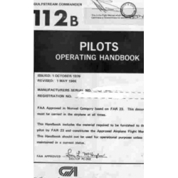 Gulfstream Commander 112B Pilots Operating Handbook