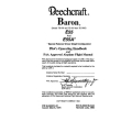 Beechcraft Baron E55-E55A Pilot's Operating Handbook and Airplane Flight Manual 96-590010-31A4
