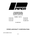 Piper Cherokee PA-28, PA-28R Parts Catalog 753-582_v2003