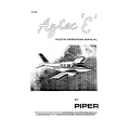 Piper Aztec "E" PA-23 Pilot's Operating Manual