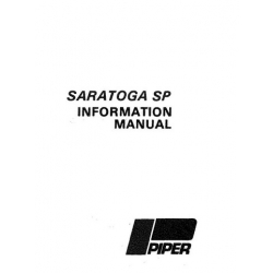 Piper PA-32 Saratoga SP Information Manual 1979 1980