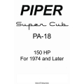 Piper Super Cub PA-18 150hp for 1974 and Later Information Manual 1975 - 1981