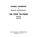 Piper Tri-Pacer PA-22-160, PA-22-150 Owner's Handbook for Operation and Maintenance  753-526