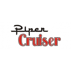 Piper Cruiser Decal/Sticker 3.9" high by 10" wide!