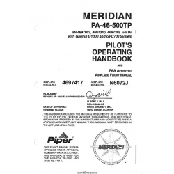 Piper Meridian PA-46-500TP Pilot's Operating Handbook VB-1993