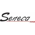 Piper Seneca Aircraft Decal,Sticker 3''high x 11 5/8''wide!