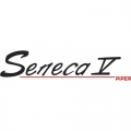 Piper Seneca Aircraft Decal,Sticker 3''high x 13''wide!