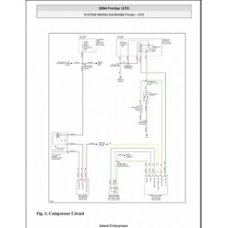 Pontiac GTO System Wiring Diagrams 2004