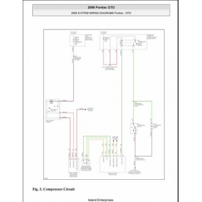 Pontiac GTO System Wiring Diagrams 2006 $5.95