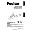 Poulan 2050, 2075, 2150, 2175 Chain Saw Operator's Manual 1996