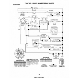 Poulan PD25PH48STD Tractor Repair Parts Manual