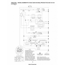 Poulan PO17542LT (96012012000) Tractors/ Ride Mowers Repair Parts Manual