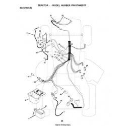 Poulan PRO PRK17H42STA Tractor/Ride Mower Repair Parts Manual