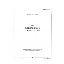 Curtiss-Wright R-3350-57M, -57AM, -83 Parts Catalog