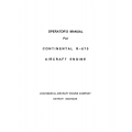 Continental Operators Manual R-670 $13.95