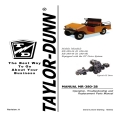 Taylor-Dunn R 380 Operation, Troubleshooting and Replacement Parts Manual MR-380-28