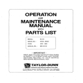 Taylor-Dunn R 3-74 Operation and Maintenance Manual with Parts List MR-374-94