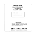 Taylor-Dunn R 3-80 Operation and Maintenance Manual with Parts List MR-380-22