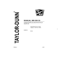 Taylor-Dunn R3-80 Operators and Maintenance Manual MR-380-25