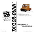 Taylor-Dunn R 3-80 Ford and Dana Operation, Troubleshooting and Replacement Parts Manual MR-380-27