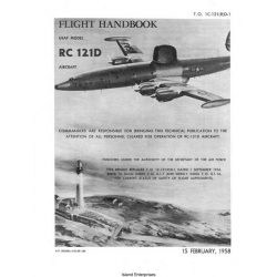 Lockheed RC-121D Warning Star USAF Model Aircraft T.O. 1C-121 (R)D-1 Flight Handbook 1958
