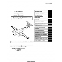 Lockheed RC-12D Warning Star Aircraft TM 55-1510-219-10 Operator's Manual 1991