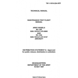 TM 1-1510-224-MTF Army RC-12P & RC-12Q Aircraft Maintenance Test Flight Manual/POH