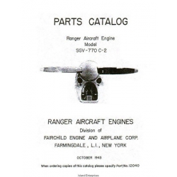Parts Catalog SGV 770 C-2 (Ranger) October 1943 Part No. 12040