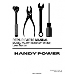 Rasentraktor Handy Power H11T92 (96011014200) Lawn Tractor Repair Parts Manual 2005